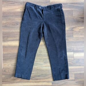 Classic Blue Corduroy Trousers for Men